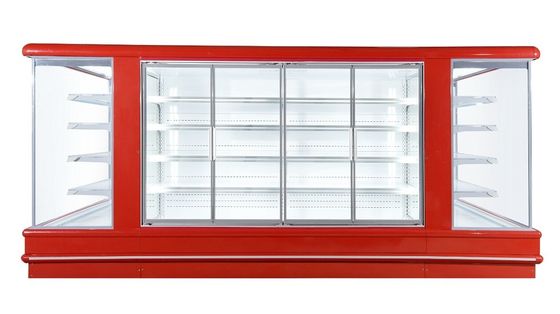 Soğutmalı Dikey Süpermarket Çok Katlı Açık Soğutucu